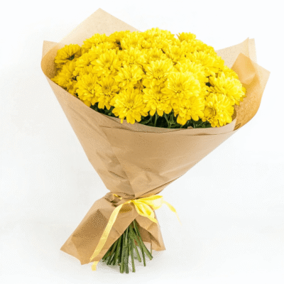 Sunshine Yellow Chrysanthemums