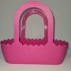 אדנית תיק סל צבע ורוד