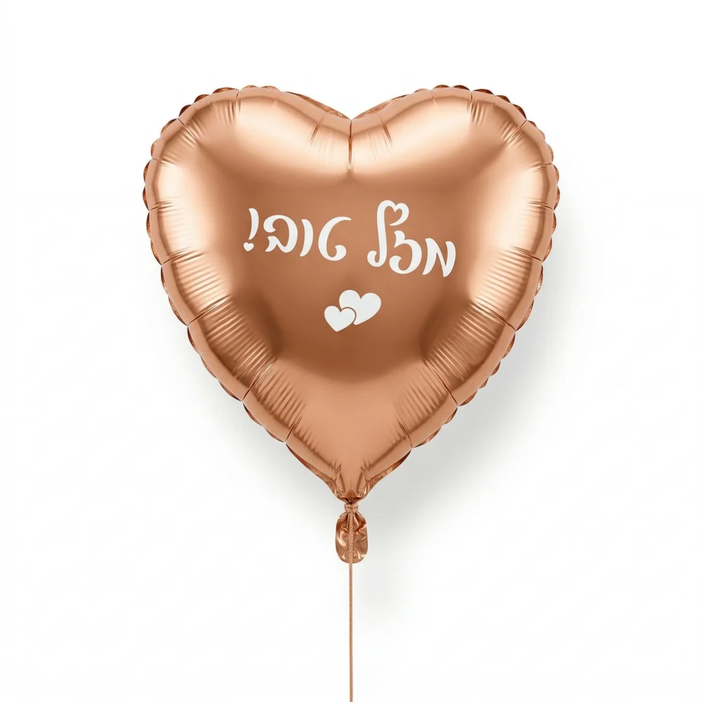 בלון מזל טוב